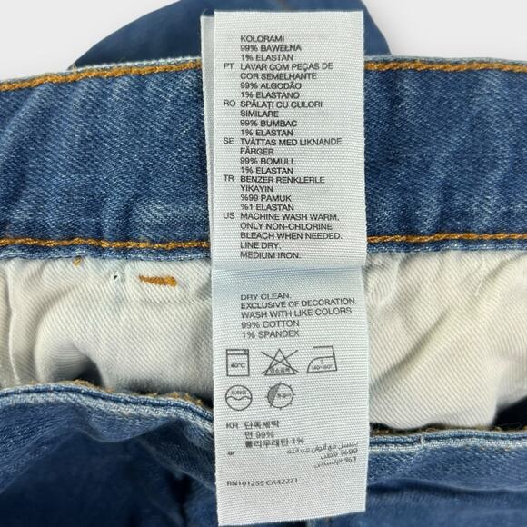 & Other Stories Button Front Denim Skirt Size 10 - Picture 7 of 8